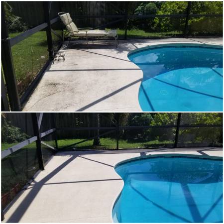 Professional Pool Deck Pressure Washing For Your Home