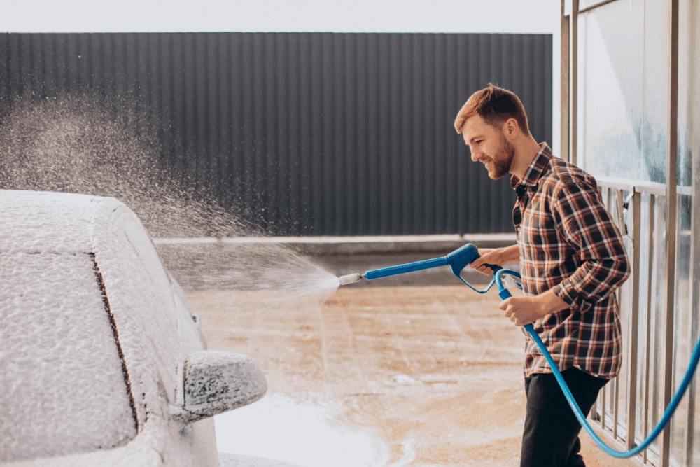 Difference between power washing and pressure washing.