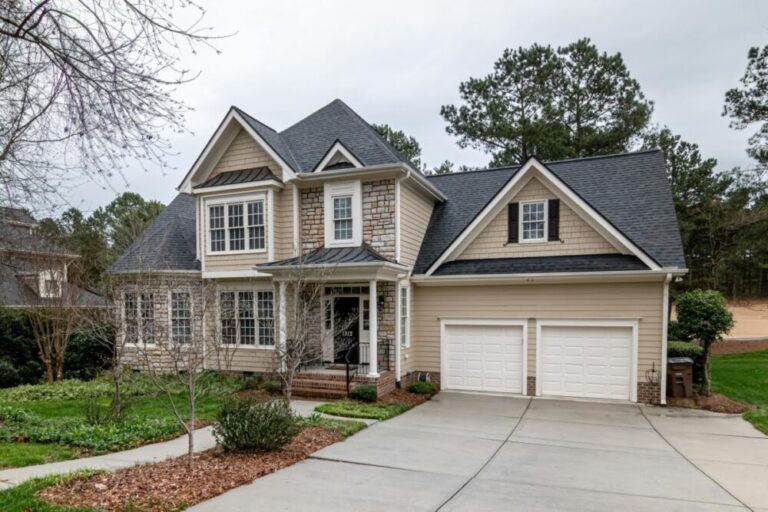 Pressure washing vinyl siding.